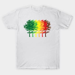 Fall Tree Colors T-Shirt